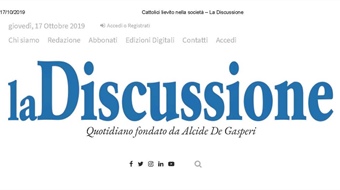 La Discussione, 17 ottobre 2019